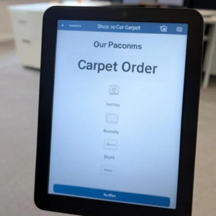Veilige online bestelling van een vloerkleed via een overzichtelijke checkoutpagina.